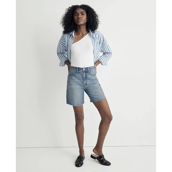 Shorts Casual Femme Madewell - Rouge - Taille 24 - Occasion En Très Bon état - Modèle Quotidien